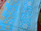sky colour saree for sell
