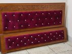 BED 6/7 FEET IAK VENEER. M # 6277