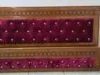BED 6/7 FEET VELVET. M # 6287