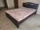 BED DOUBLE 5 feet 7 WITH MATTRESS AND WOOL