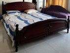 Bed (King Size) - Mahogany Wood (Partex)