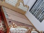 Bed mdf gold by prince furniture