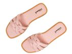 Beige Flat Sandals