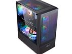 Best Price GOLDEN FIELD N39B ATX GAMING CASE WITH ARGB 2 FAN