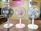 Best Rechargeable Mini Desk Fan – 8 Hours Backup