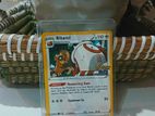 Bibarel 2022 (english) (real) Pokémon Card with Protector.