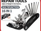 Bike Repair Tool Kit 16 in 1 Portable Socket Multipurpose Wrench