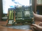 Motherboard, processor combo