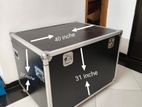 Black Aluminum Flight Case With Wheels & Safe Locks And Strong Handle