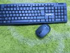 Black Cat Bc -5239 + 3w271 Wireless Optical Mouse & Keyboard Combo