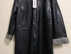 Black Faux Leather Ladies Jacket