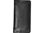 Black Leather Long Wallet SB-W119