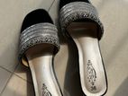black silver heel size 36