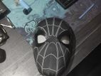 Black spiderman mask with moving eyes (Chin control)