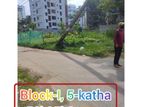 Block-I , #5 Katha North facing Plot Sele @Bashundhara R/A
