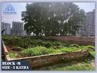 ✦✦ Block M / 3 Katha North Facing Plot Sale at Basundhara ★✦