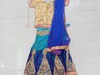 BLUE COLOR LEHENGA FOR BABY