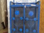 Blue kitchen rack