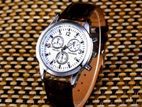 Blue light glass belt men's watch gift quartz