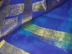 Blue Light Katan Saree