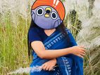 blue saree