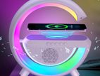 Bluetooth Speaker & FM Radio With Wireless Mobile Charger, LED Table....