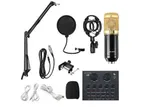 BM-800 Microphone + V8 Sound Card | Full Box