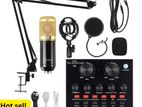 BM 800 Microphone Full Package With V8 Sound Card