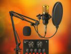 Bm800 Condenser Microphone + V8s Sound Card Stand