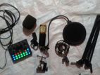 BM800 Original professional microphone and Live sound card V8s