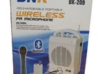 BNK-209 Rechargeable Portable Wireless P.A