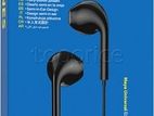 Borofone BM54 Maya Universal Wired Earphones with mic - Black