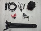 Boya By MM 1 plus microphone With Arm Stand And Extension Cable