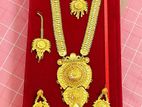 ব্রাইডাল গোল্ড প্লেটেড জুয়েলারি সেট | Bridal Gold Plated Jewellery Set