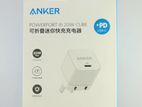 (Brand New) 20W Anker USB - C Foldable Fast Charging PD Adapter