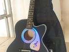 Brand new acoustic+output system guitar with bag+pick