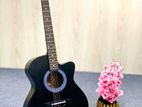 Brand New Black Semi Electric Guitar(গিটার) Bag+pick