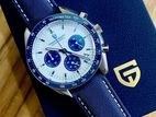 Brand New Luxury Pagani Design Omega Moon Homage Chronograph Watch