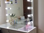 Brand New White Dressing Table With LED Lights For Sale