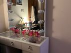 Brand new white dressing table with light bulbs for sale