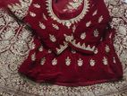 Bridal Velvet Lehenga!!