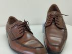 Brown Men Male Formal Shoes Original Ecco Brand