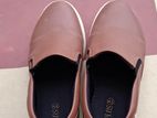 Brown New Artificial Leather Shoe