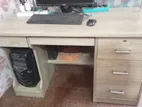 বড় সাইজের কম্পিউটার টেবিল সাথে ড্রয়ার এবং কিবোর্ড ট্রে-একদম ফ্রেশ