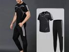 Sportswear Casual O-neck T-shirts + Pants