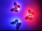 Butterfly wall decor light