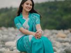 চান্দেরী সিল্ক ডিজিটাল প্রিন্ট শাড়ি