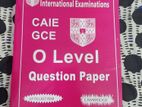 O Level Question Paper. up to Latest Year
