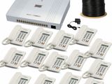 Caller ID IKE PABX 16-Line Full Package with 16 Telephone Set