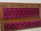 CANADIAN OAK BED 6/7 FEET. M # 5134